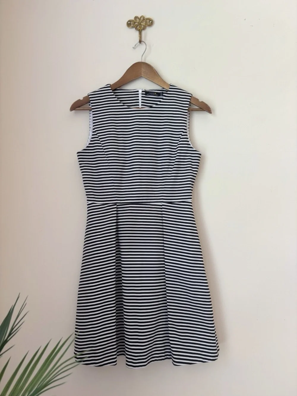 Kate Spade Striped Fit & Flare Dress Sz 2 Classic Preppy